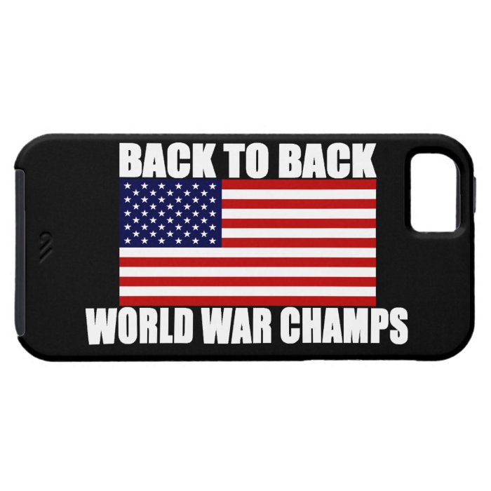 Classic US Flag World War Champs iPhone 5 Case