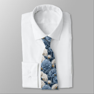 Classic Valentine Gifts For Men Carnation Neck Tie