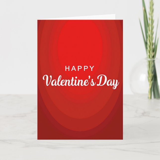 Classic Valentine Love Card (Front)