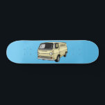 Classic van cartoon illustration skateboard<br><div class="desc">Classic van cartoon illustration</div>