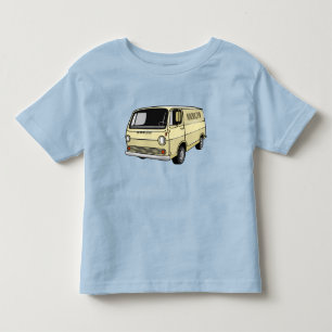 Classic van cartoon illustration toddler t-shirt