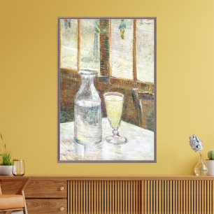 Classic Van Gogh Paris Cafe Absinthe Art Canvas Print