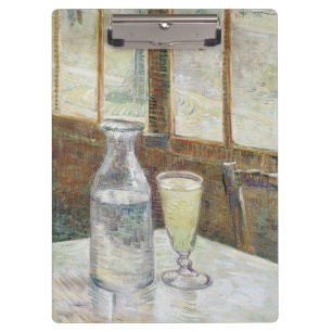 Classic Van Gogh Paris Cafe Absinthe Art Clipboard