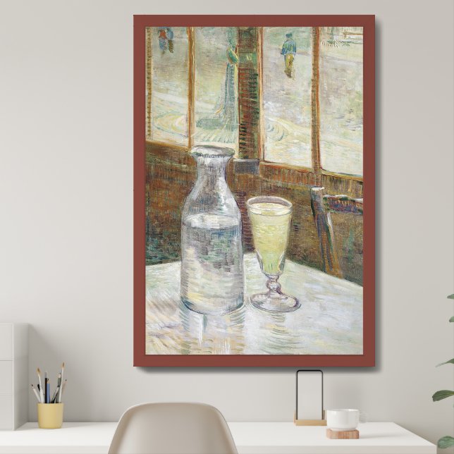 Classic Van Gogh Paris Cafe Absinthe Art Framed Art (Home Office)