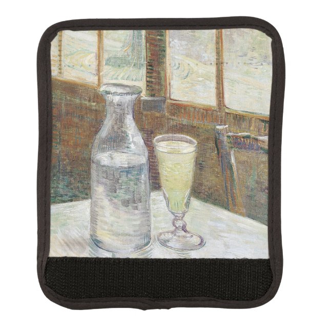 Classic Van Gogh Paris Cafe Absinthe Art Luggage Handle Wrap (Front)