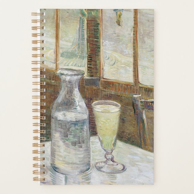 Classic Van Gogh Paris Cafe Absinthe Art Planner (Front)