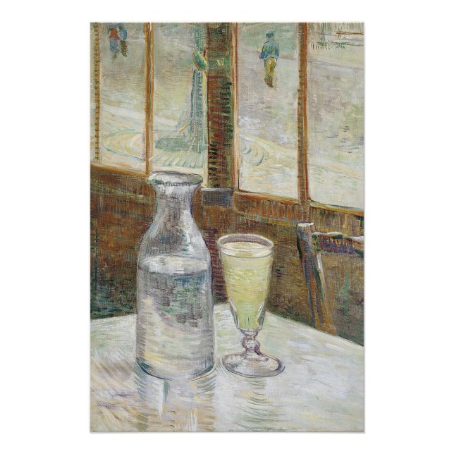 Classic Van Gogh Paris Cafe Absinthe Art Poster (Front)
