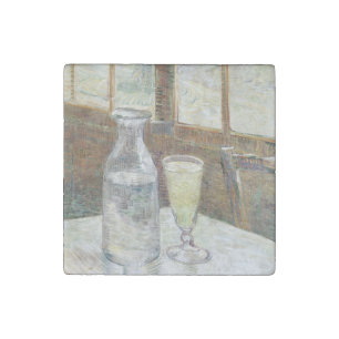 Classic Van Gogh Paris Cafe Absinthe Art Stone Magnet
