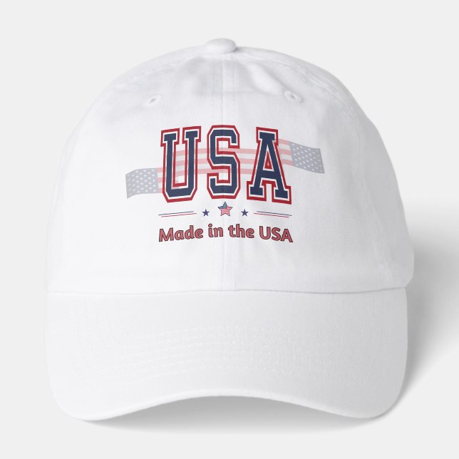 Classic Varsity USA Made in the USA Embroidered Da Hat (Front)