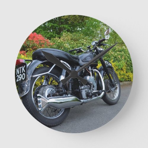 Classic Velocette Venom Round Clock