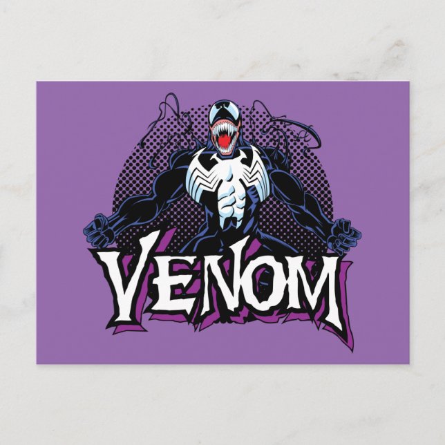 Classic Venom Yell Character Art Postcard (Front)