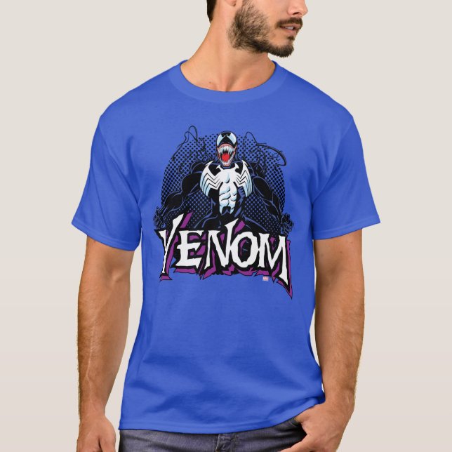 Classic Venom Yell Character Art T-Shirt (Front)
