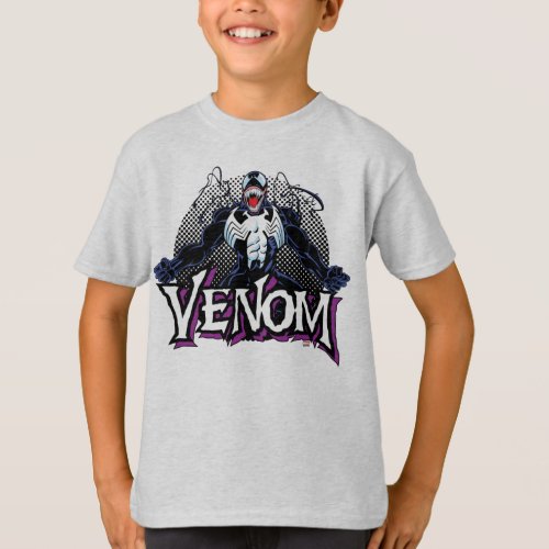 Classic Venom Yell Character Art T_Shirt