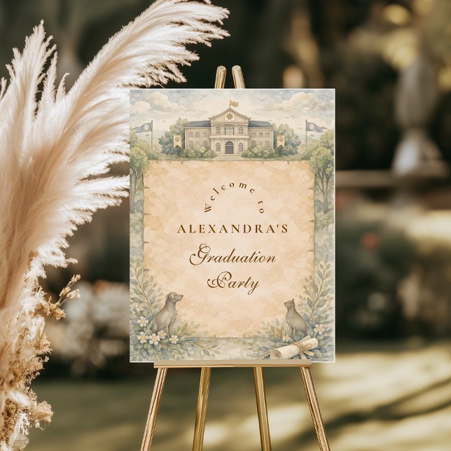 Classic Veterinary School Graduation Foam Board (Creator Uploaded)