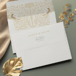 Classic Victorian-Inspired Wedding Envelope<br><div class="desc">This elegant wedding envelope is the perfect complement to a Victorian-themed invitation suite. The exterior is a vision of understated elegance, with the names presented in a beautiful gold script that exudes sophistication. As the envelope unfolds, the interior reveals a stunning Victorian floral motif in shades of gold and cream,...</div>