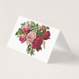 Classic Victorian Roses Lily of the Valley Romance