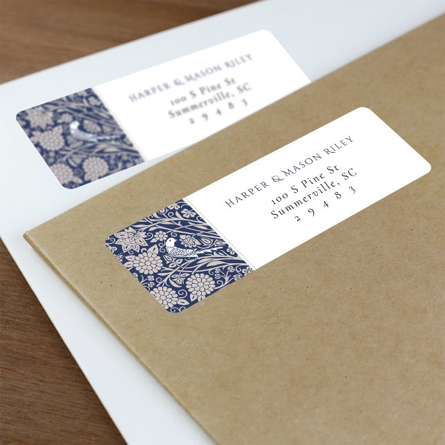 Classic Victorian Wedding Return Address Label (Creator Uploaded)