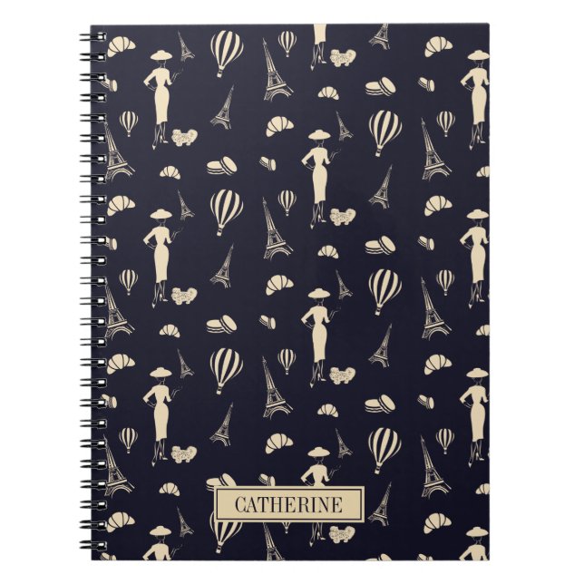 Classic Vintage 50's Fashion Notebook (Front)