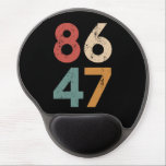 Classic Vintage 80s Style 86 47 Anti Trump  Gel Mouse Pad<br><div class="desc">Classic Vintage 80s Style 86 47 Anti Trump</div>