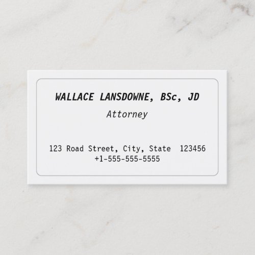 Classic Vintage and Old Fashioned Business Card