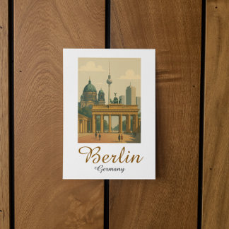 Classic Vintage Berlin Germany Landmark Postcard