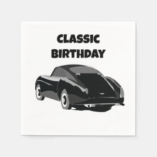 Classic Vintage Car Birthday Party