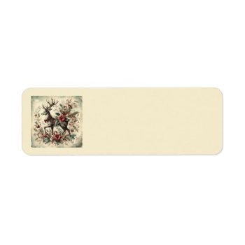 Classic Vintage Christmas Address Labels by ChristmasTimeByDarla at Zazzle