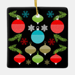 Classic Vintage Christmas Bauble Ornament