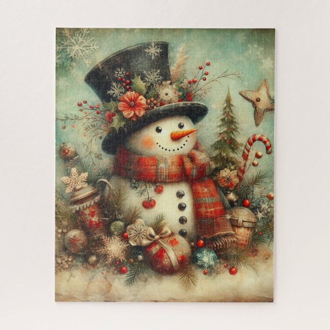 Classic Vintage Christmas Puzzle (Vertical)