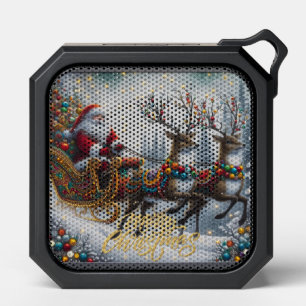 Classic/Vintage Christmas Santa & reindeer  Bluetooth Speaker