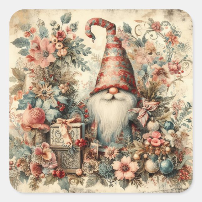 Classic Vintage Christmas Stickers (Front)