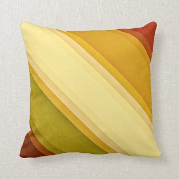 Classic Vintage Diagonal Stripe Pillow by inkbrook at Zazzle
