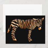 Classic Vintage Etching Zebra Illustration (Front/Back)