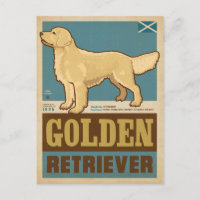 Classic Vintage Golden Retriever