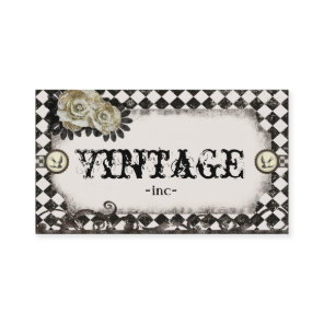 Classic vintage inspired business cards