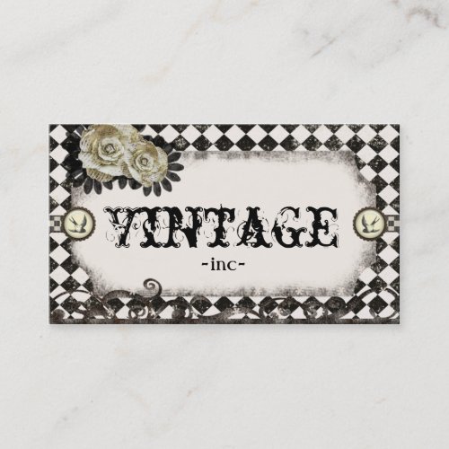 Classic vintage inspired business cards