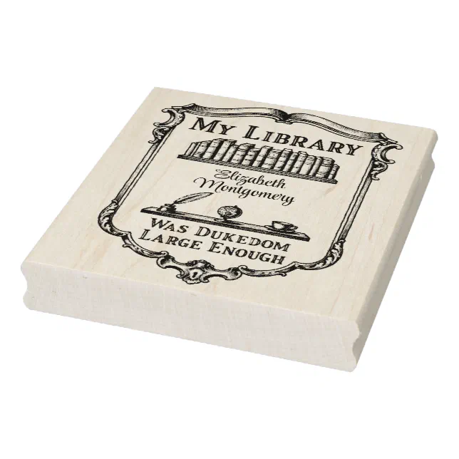 Dukedom Large Enough Bookplate Stamp