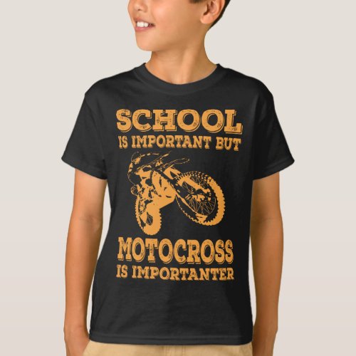 Classic Vintage Motocross Gift For Dirt Biker T_Shirt