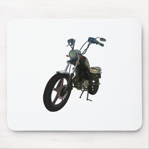 Classic Vintage Motorcycle Mouse Pad