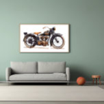 Classic Vintage Motorcycle Poster at Zazzle