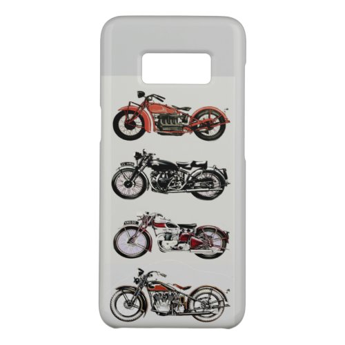CLASSIC VINTAGE MOTORCYCLES Grey Case_Mate Samsung Galaxy S8 Case