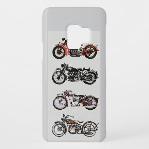 CLASSIC VINTAGE MOTORCYCLES Grey Case_Mate Samsung Galaxy S9 Case
