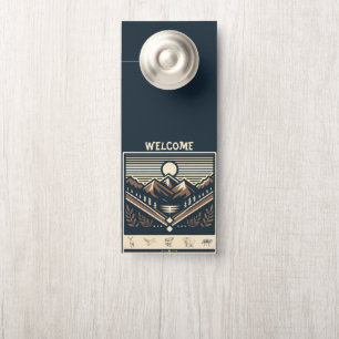 Classic/vintage outdoors/wilderness door hanger