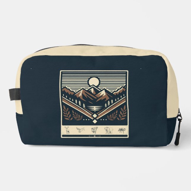 Classic/vintage outdoors/wilderness  dopp kit (Front)
