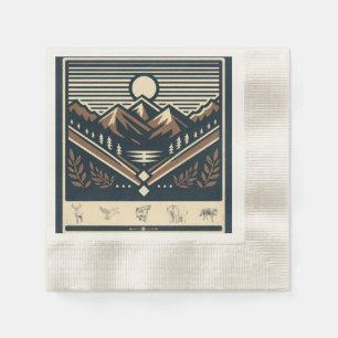 Classic/vintage outdoors/wilderness  napkins
