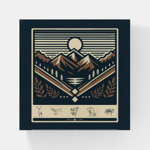Classic/vintage outdoors/wilderness paperweight