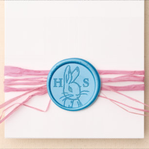 Classic Vintage Peter the Rabbit Baby Shower Wax Seal Sticker