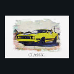 *~* Classic Vintage Retro Car Photo Art<br><div class="desc">ACRYLIC ART PRINT of a CLASSIC VINTAGE in Abstract as well as Modern and Grunge style Digital Enhanced Photo Painting - (search AP11 for vehicle products) Classic YELLOW Vintage Antique Muscle Car- Acrylic Print. The background Frame is WHITE. Energetically Enhanced as well as a Digitally Enhanced Photo Paintings of vehicle...</div>