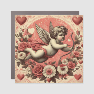 Classic/Vintage/Retro Cupid Valentine's day Car Magnet