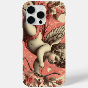 Classic/Vintage/Retro Cupid Valentine's day iPhone 15 Pro Max Case